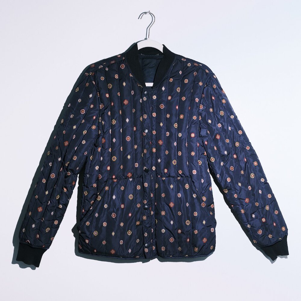 Kenzo Reversible Puffer Jacket – Blue Paisley (Size S/M)